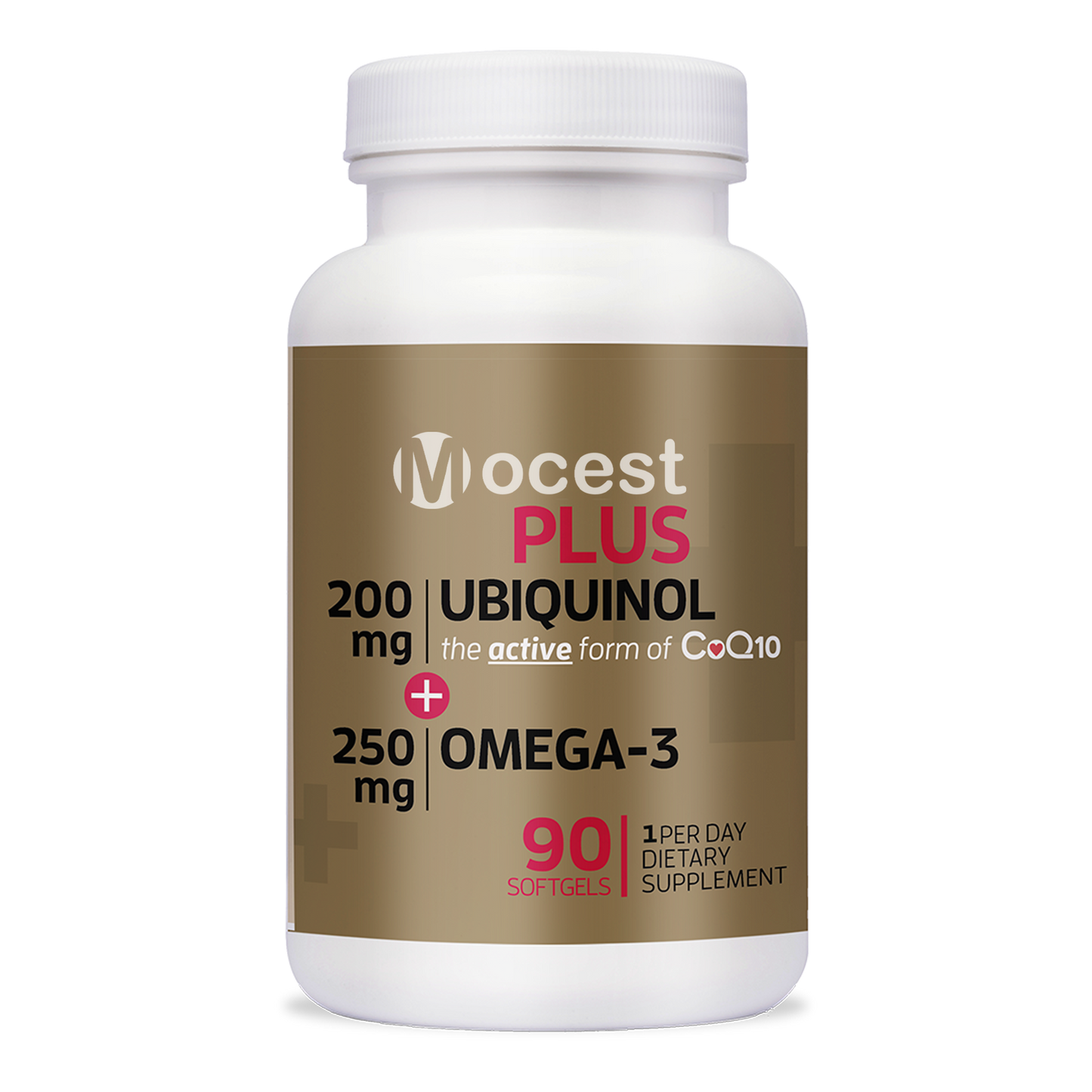 Plus Ubiquinol + Omega-3, 200mg + 250 mg