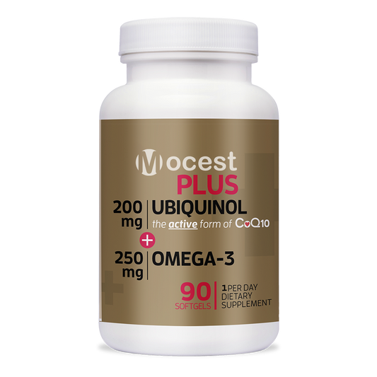Plus Ubiquinol + Omega-3, 200mg + 250 mg